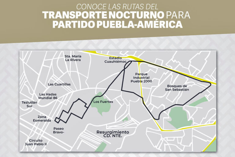 Dispone SMT autobuses para asistentes al partido Puebla-América