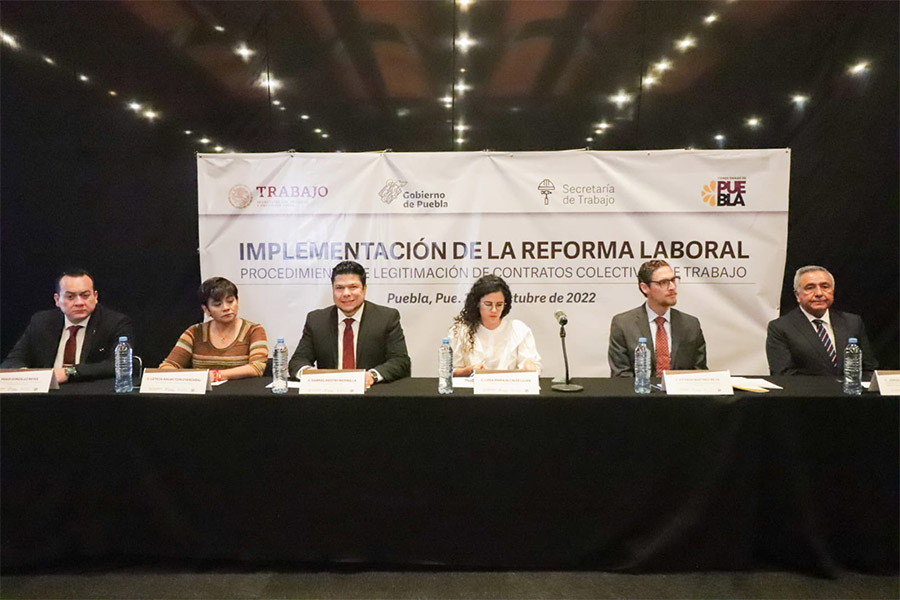 Reconoce STPS a Puebla por nuevo modelo de justicia laboral