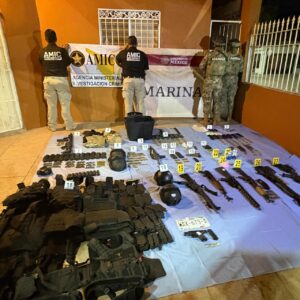 Caen nueve de "Los Salazar" con arsenal en Sonora