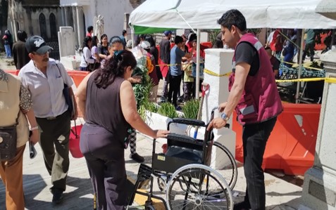 Operativo especial en Panteón Municipal por Día de las Madres