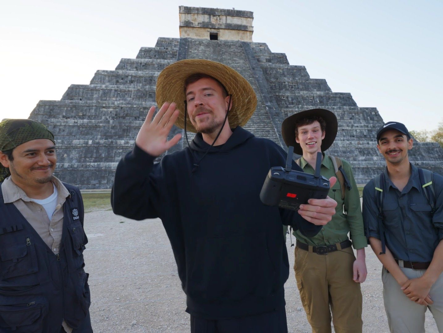 INAH demanda a MrBeast por uso indebido de zonas mayas
