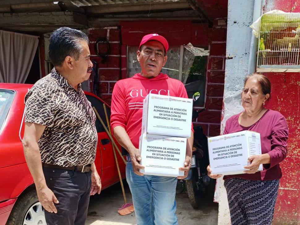SEDIF apoya a familias afectadas por lluvias en Puebla
