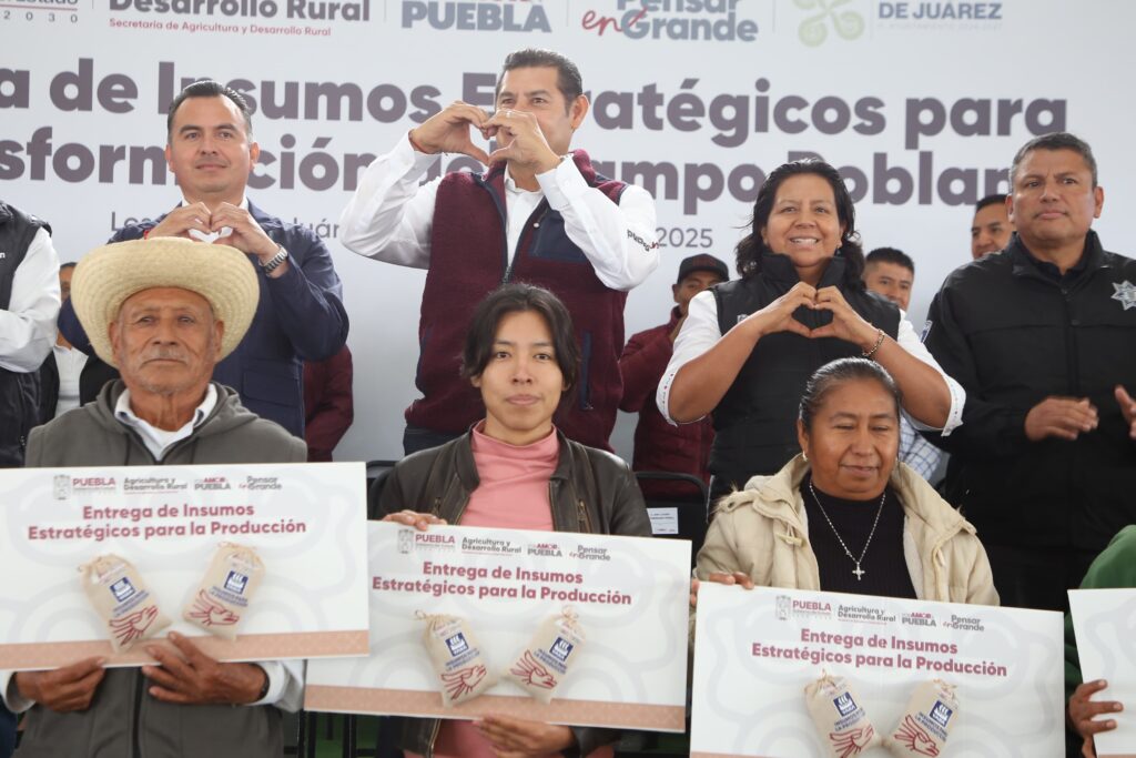 Impulsa el gobernador Armenta recuperación del campo poblano con insumos e inversión histórica