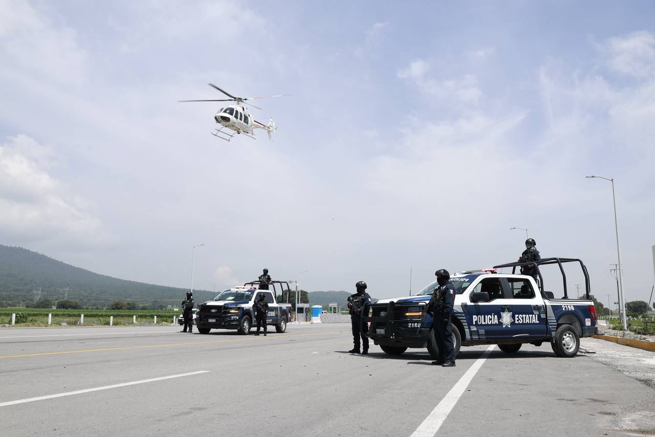 Operativo especial en la México-Puebla con drones y torres de vigilancia