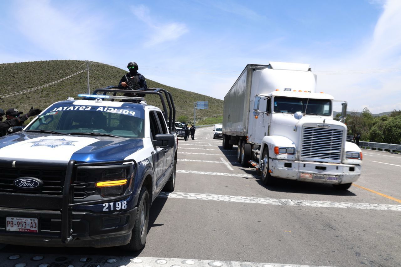 Operativo especial en la México-Puebla con drones y torres de vigilancia