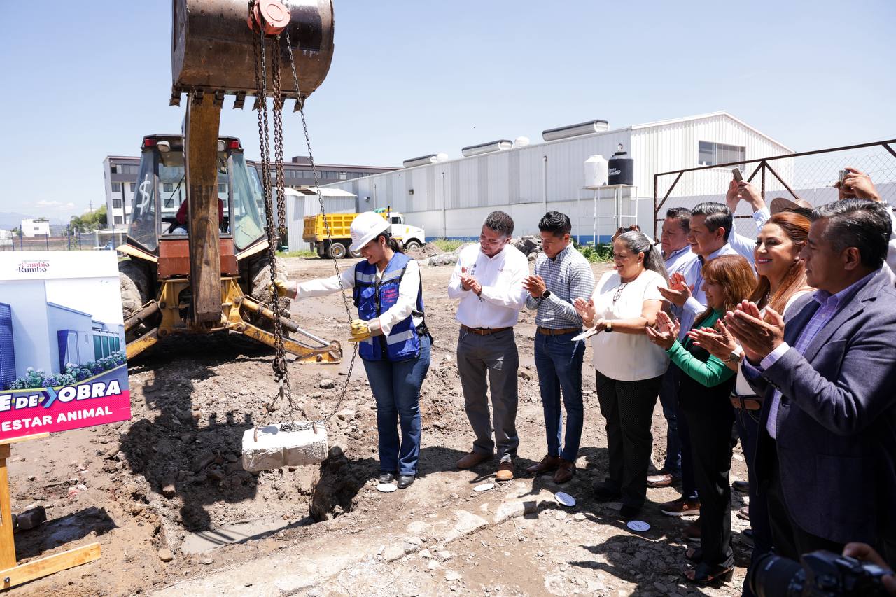 Construyen Centro de Bienestar Animal en San Andrés Cholula