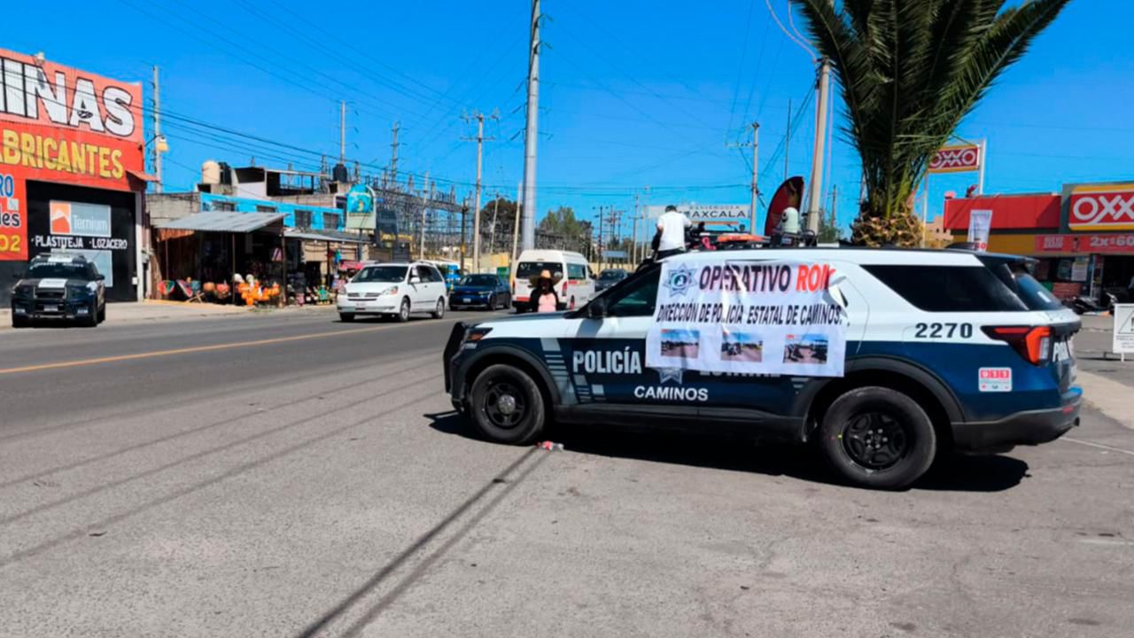 Operativo ROMA en Texmelucan revisa motocicletas y previene delitos