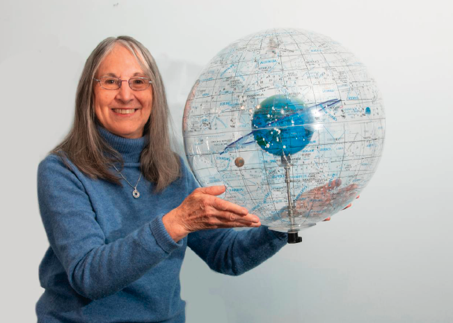 El planetario portátil permite entender las constelaciones que observamos en las noches en un cielo despejado y si contaminación lumínica. (Foto: Arturo Orta, DGDC-UNAM).