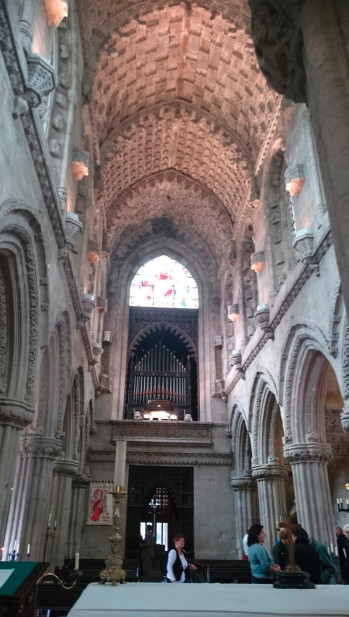 La capilla de Rosslyn es escenario de la novela de Dan Brown y aparece también en la película. Se localiza en el pueblo escocés del mismo nombre (Fotos: CCh).