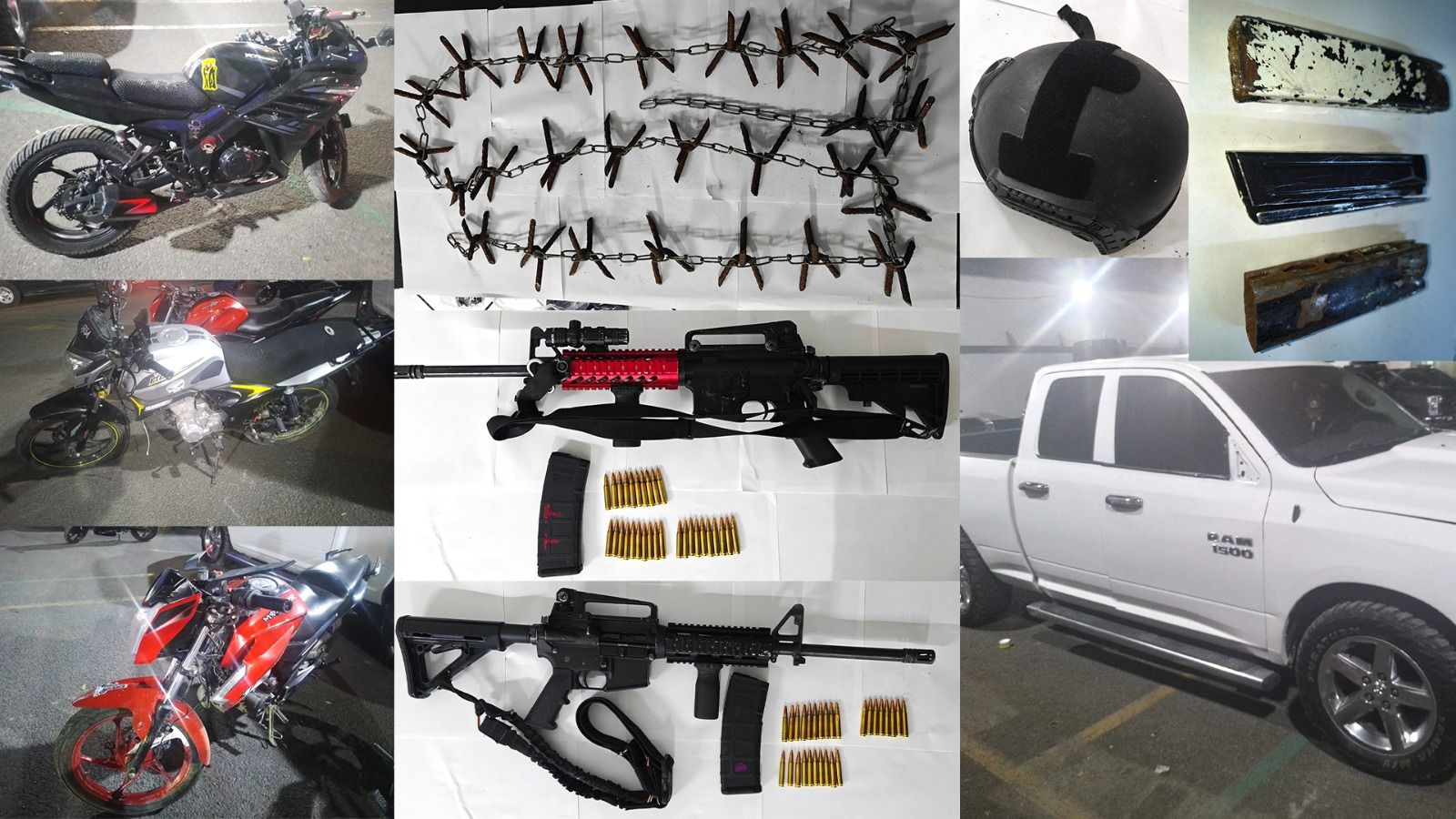 Aseguran armas de alto calibre en operativo en Puebla